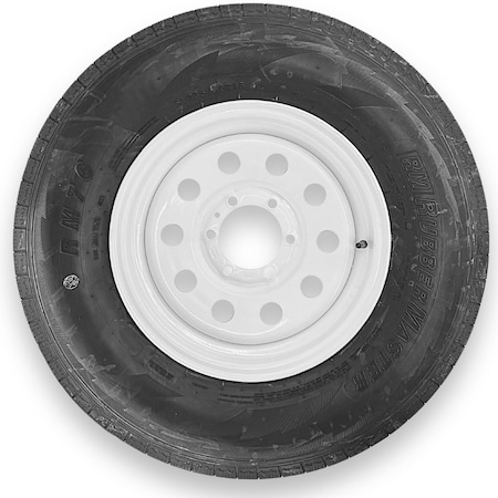 Rubbermaster - Steel Master Rubbermaster ST235/80R16 10 Ply Highway Rib Tire and 6 on 5.5 Modular Wheel Assembly 599570